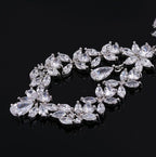 Brinco Noiva Zirconia Pendurado Prata Festa Debutante Luxo