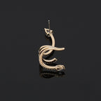 Brinco Ear Cuff Noiva Pedra Zirconia Prata Festa Debutante