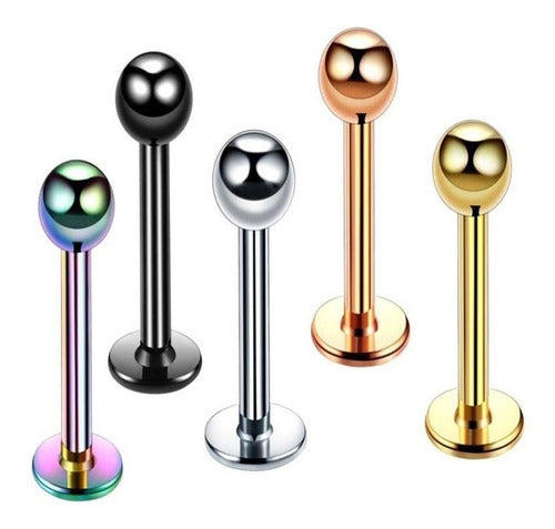 Piercing Tragus Labret Cartilagem Medusa Bolinha 3 Mm Aço