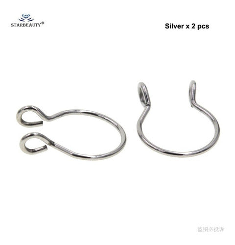 Piercing Nariz Septo Argola Falso Dourado Prata Preto Aço