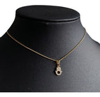Colar Mandala Hamsá Mão De Fátima Pedra Zirconia Semi Joia