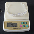 Coroa Tiara Noiva Strass E Zirconia Prata Debutante Luxo