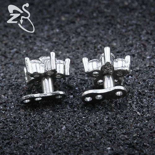 Piercing Microdermal Zirconia Pedra Coração Estrela Cruz Flo