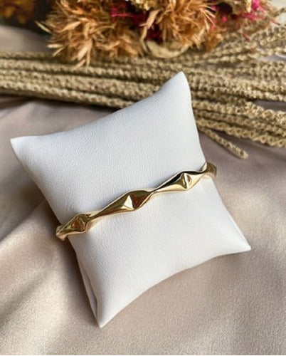 Pulseira Bracelete Juliette Bbb Folheada Semi Joia Garantia