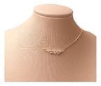 Colar Noiva Pedra Zirconia Dourado F Ouro 18k Semijoia