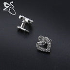Piercing Microdermal Zirconia Pedra Coração Estrela Cruz Flo