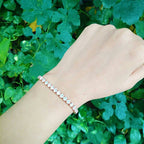 Pulseira Bracelete Prata Com Pedra Zircônia Noiva Debutante