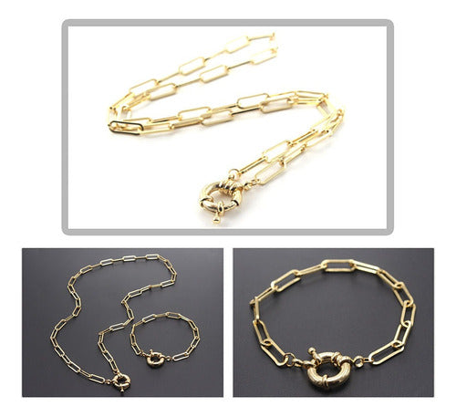 Pulseira Cartier Fecho Boia Grande Grossa Banhada Ouro 18k