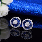 Brinco Zirconia Noiva Prata Pequeno Redondo Delicado Barato