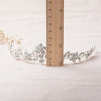 Coroa Dama De Honra Daminha Strass Prata Debutante Noiva