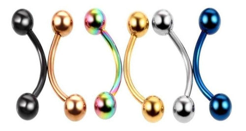 Piercing Sobrancelha Bananinha Aço Cirúrgico
