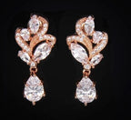Brinco Noiva Zirconia Prata Ou Dourado Festa Formatura Luxo
