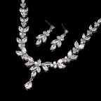 Colar E Brinco Noiva Zircônia Dourado Festa Debutante Luxo