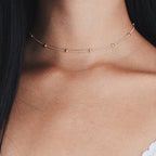 Colar De Bolinhas F. Ouro 18k Dourado Semi Joia 40 Cm