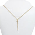 Colar Gravatinha Palito Folheado A Ouro 18k Dourado Semijoia