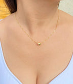 Colar Gargantilha Marina Bola Folheado A Ouro 18k C Garantia