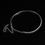 Colar Chocker Prata Gargantilha Noiva Festa Debutante 1 Fila